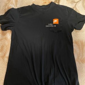The Nike Tee - Nike Swoosh Logo - Black - Size Medium